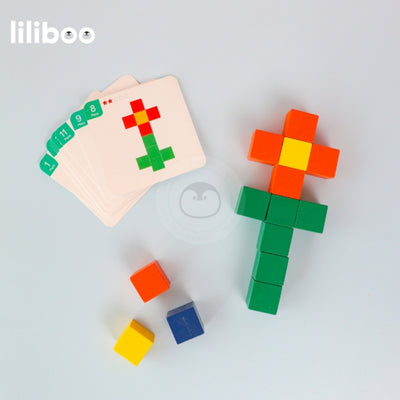 Liliboo Tora Logical Thinking Puzzle 3D Mainan Edukasi Anak Montessori Kayu