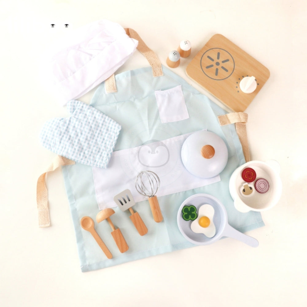Liliboo Yumi Chef Pretend Play Mainan Edukasi Anak Montessori Kayu