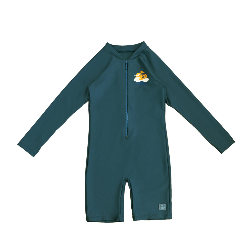 Lee Vierra Kids Soleil Unisex Long Sleeves Diving - Emerald