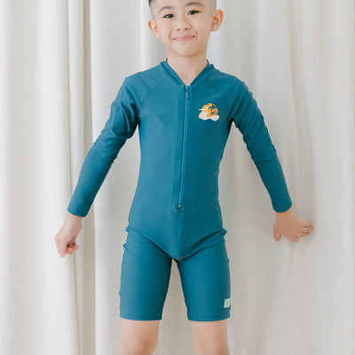 Lee Vierra Kids Soleil Unisex Long Sleeves Diving - Emerald