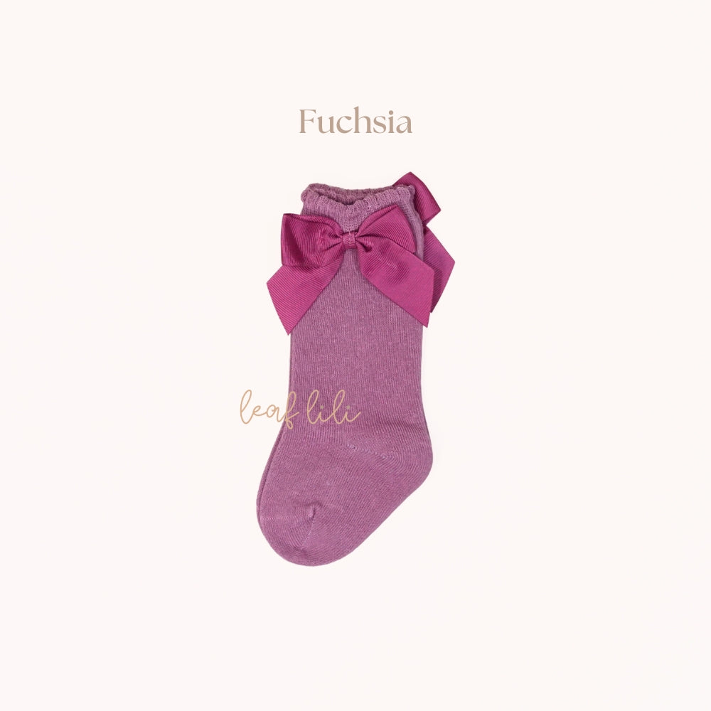 Leaf Lili Ruby Bow Socks