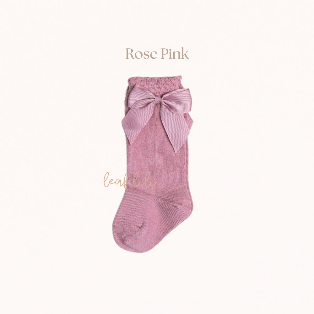 Leaf Lili Ruby Bow Socks