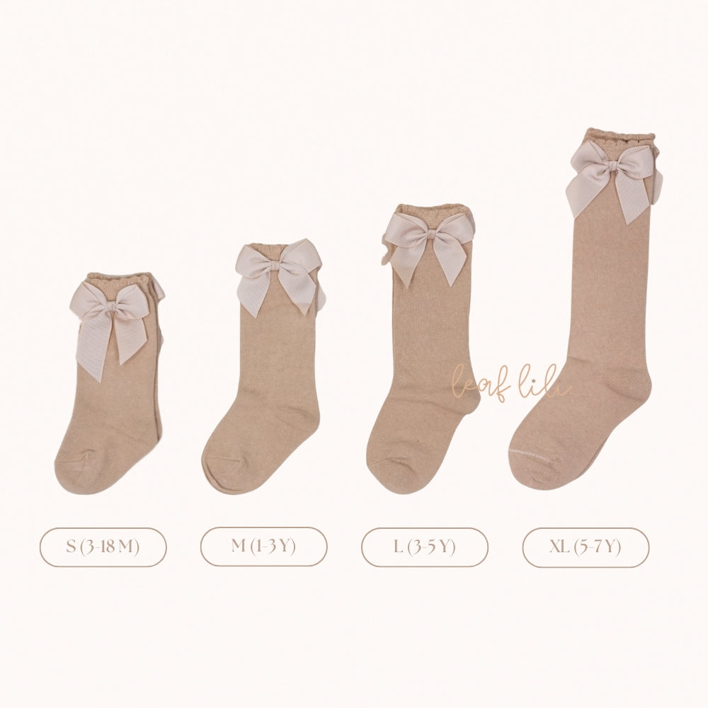 Leaf Lili Ruby Bow Socks