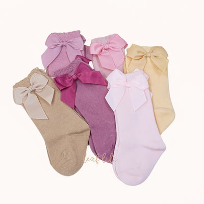 Leaf Lili Ruby Bow Socks