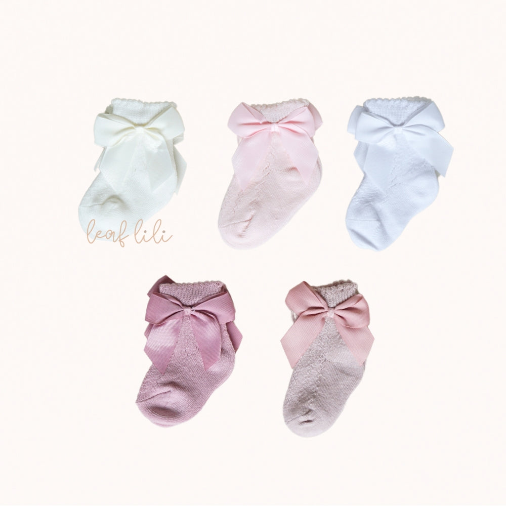 Leaf Lili Anna Bow Socks