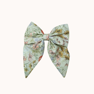 Leaf Lili Whispering Meadow Hair Accessories - Long Tail Hair Bow