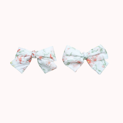 Leaf Lili Whispering Meadow Hair Accessories - Medium Classic Tail Bow Set