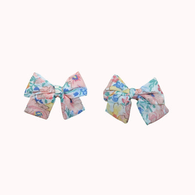 Leaf Lili Whispering Meadow Hair Accessories - Medium Classic Tail Bow Set