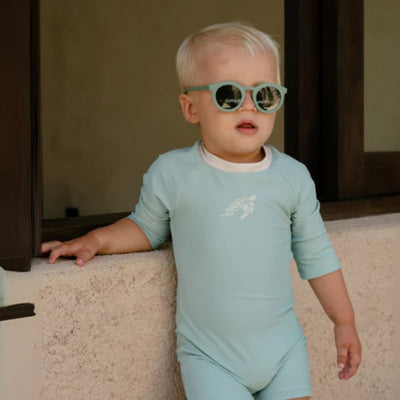 Lee Vierra Kids Noel Au Soleil Unisex Mid-Length Sleeved Baby Diving - Peppermint