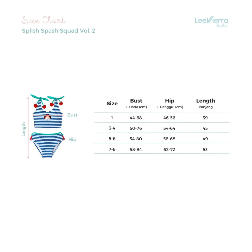 Lee Vierra Kids x The Overtee Kids Ms. Bugs Bikini