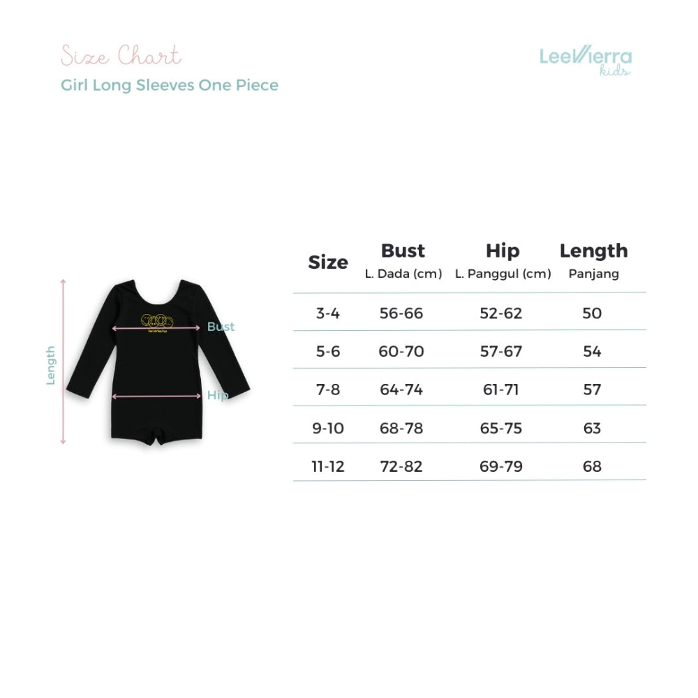 Lee Vierra Kids Born to Smiley Open Back One Piece - Black
