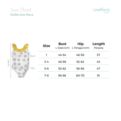 Lee Vierra Kids Born to Smiley Ruffle Leotard - Smiley