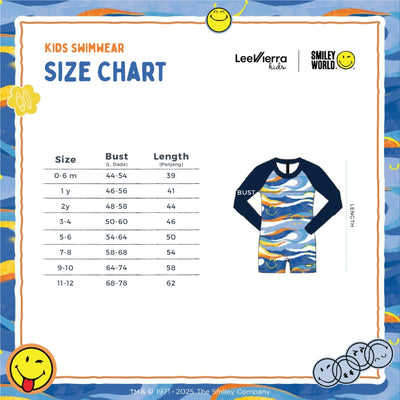Lee Vierra Kids Smiley Wave Long Sleeves Diving