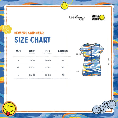 Lee Vierra Kids Smiley Wave Women Diving Suit