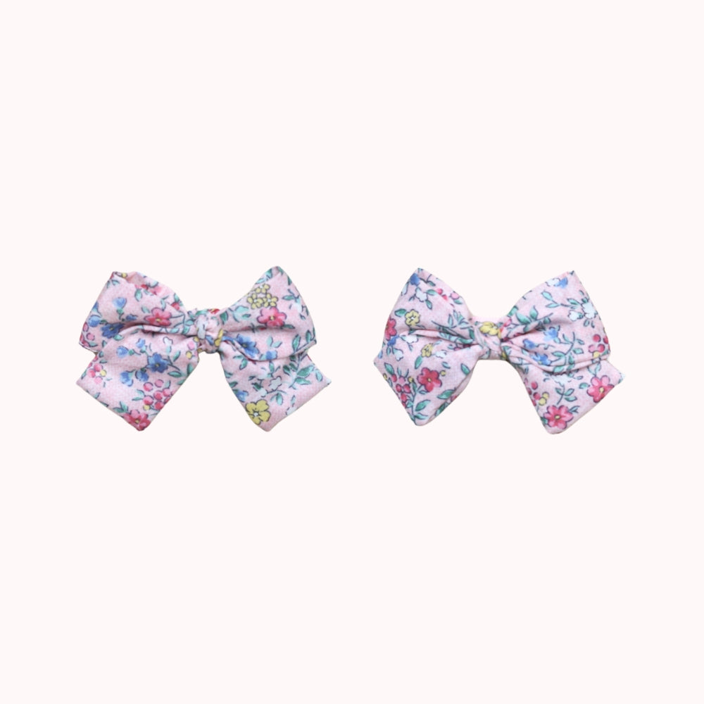 Leaf Lili Whispering Meadow Hair Accessories - Medium Classic Tail Bow Set