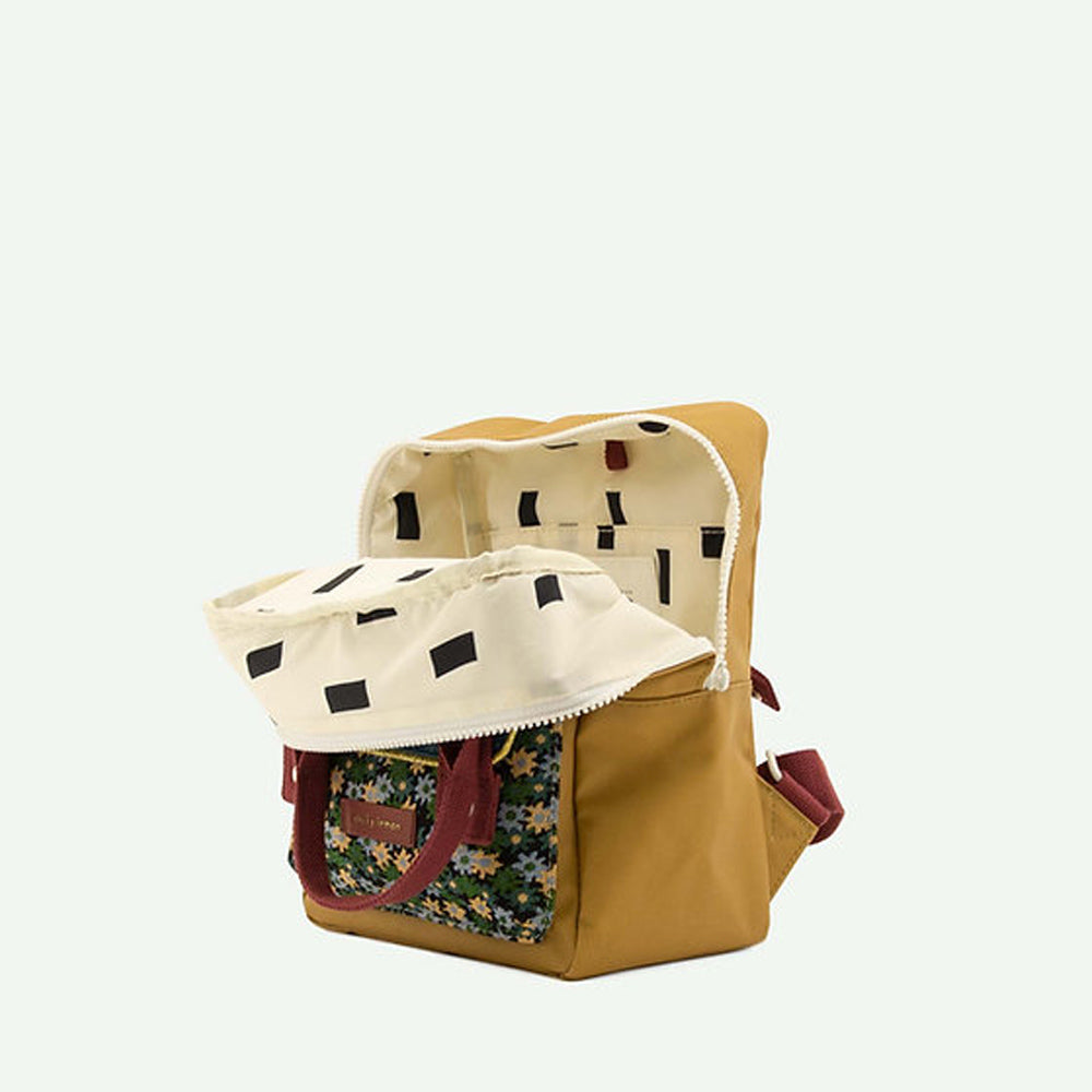 Sticky Lemon Backpack Small - Golden - Inventor Green + Flowerfield Gr ...