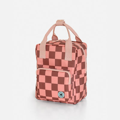 Studio Ditte Backpack Small - Blocks Pink Brown