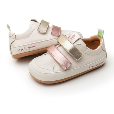Tip Toey Joey Sneakers - Bossy Play Tapioca Rose Gold Champagne