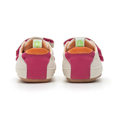 Tip Toey Joey Sneakers - Bossy Play Tapioca Tangerine Pitaya Pink