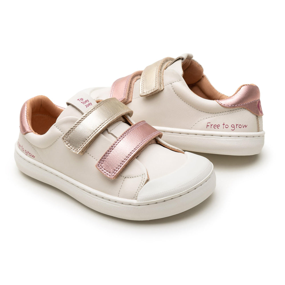 Tip Toey Joey Sneakers - Ramp Play Tapioca Rose Gold Champagne