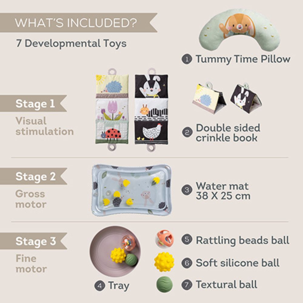 Taf Toys Tummy-Time Essentials Kit