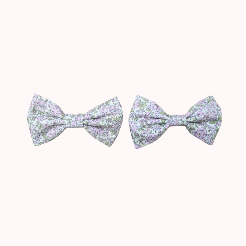 Leaf Lili Whispering Meadow Hair Accessories - Medium Classic Bow Set