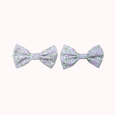 Leaf Lili Whispering Meadow Hair Accessories - Medium Classic Bow Set
