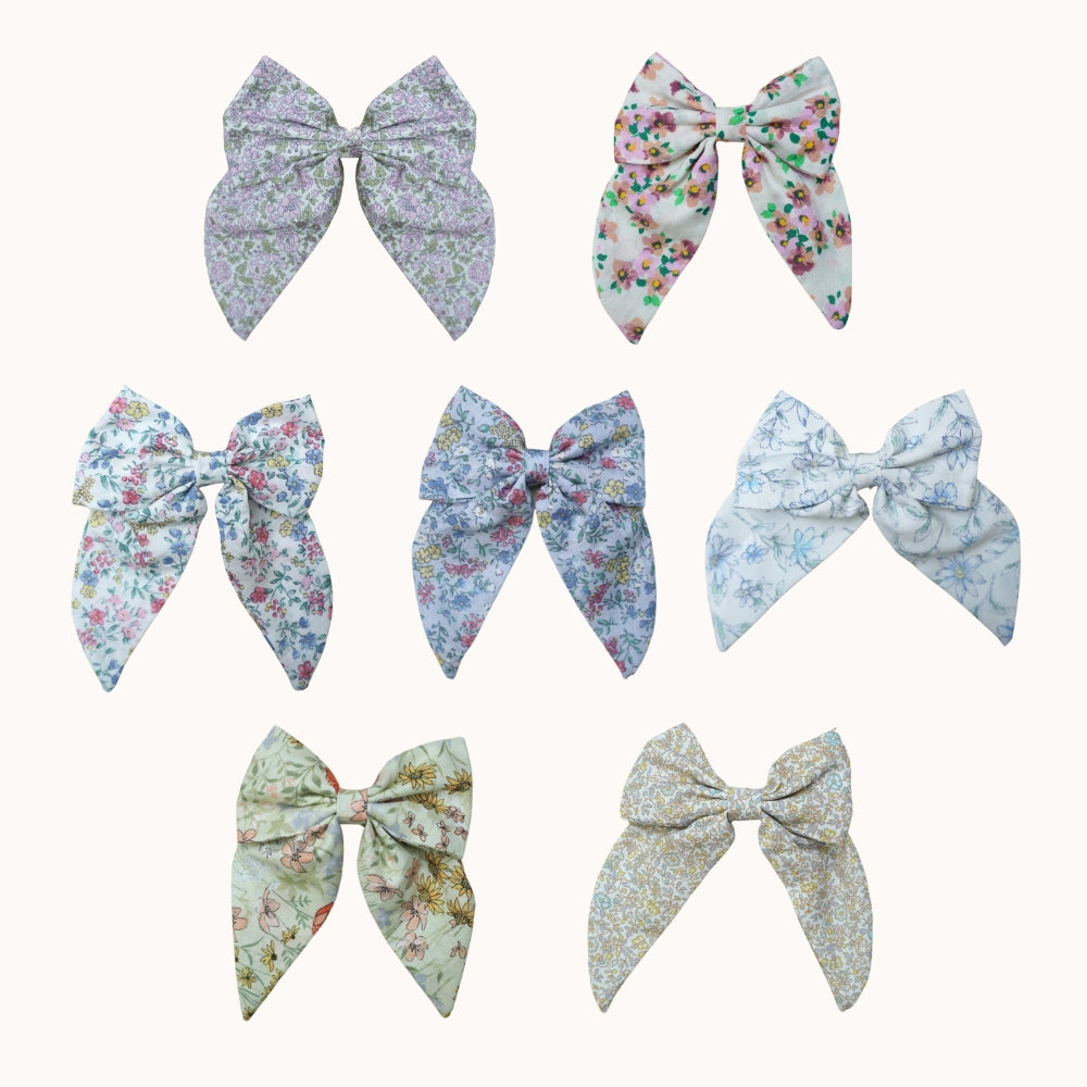 Leaf Lili Whispering Meadow Hair Accessories - Long Tail Hair Bow