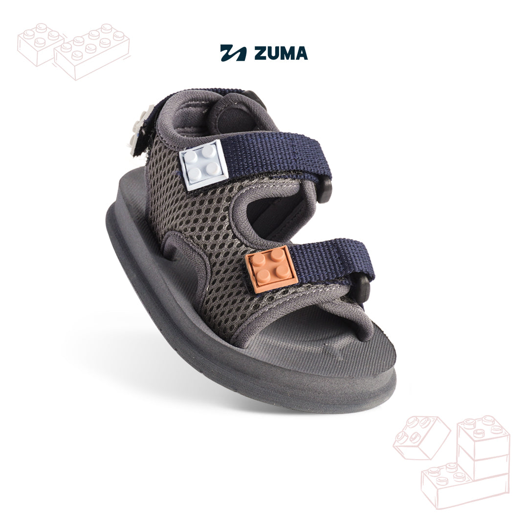 Zuma Sandals Bricks - Baby Grey