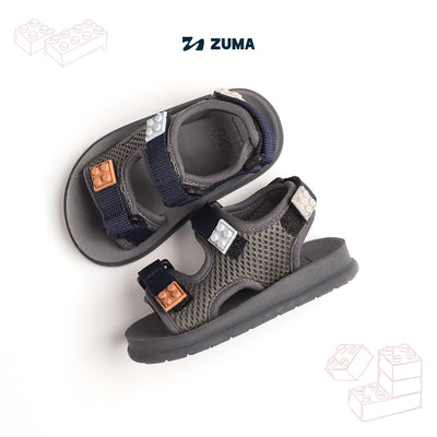 Zuma Sandals Bricks - Baby Grey