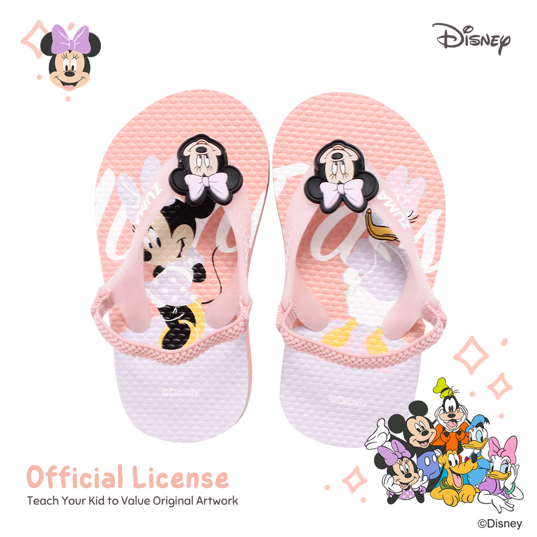 Zuma Sandals Disney Mickey and Friends - Baby Girls Pink