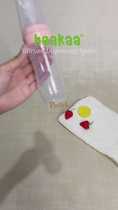 Haakaa Silicone Baby Food Dispensing Spoon