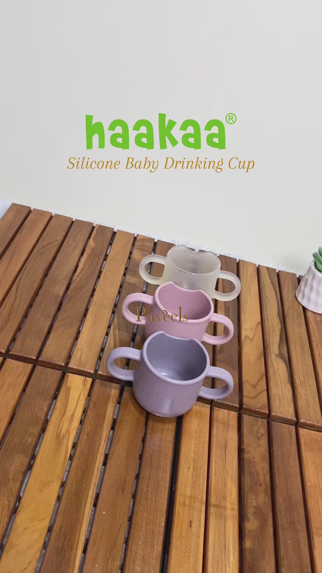 Haakaa Silicone Baby Drinking Cup