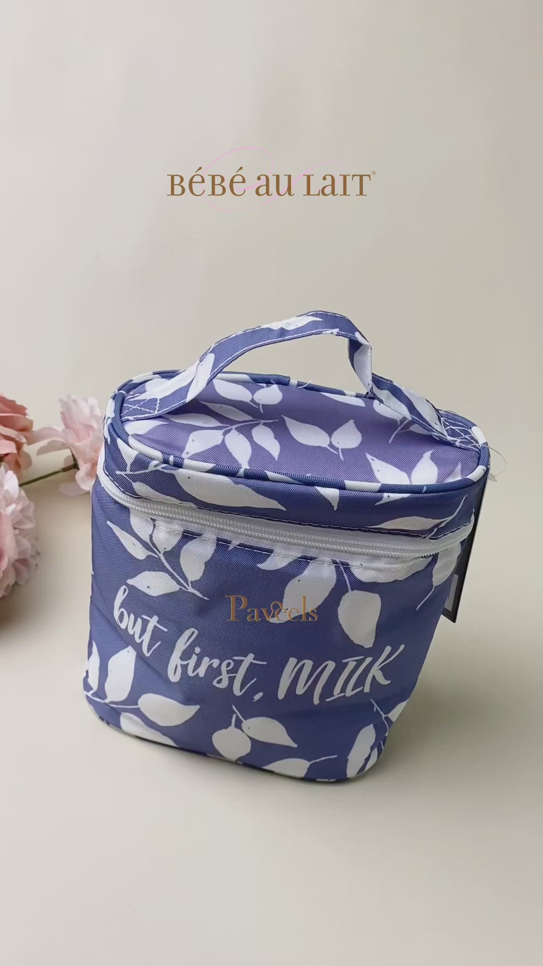 Bebe au Lait Insulated Bottle Bag - But First Milk