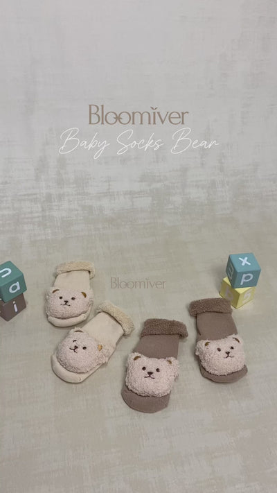 Bloomiver Baby Socks Bear - Cream