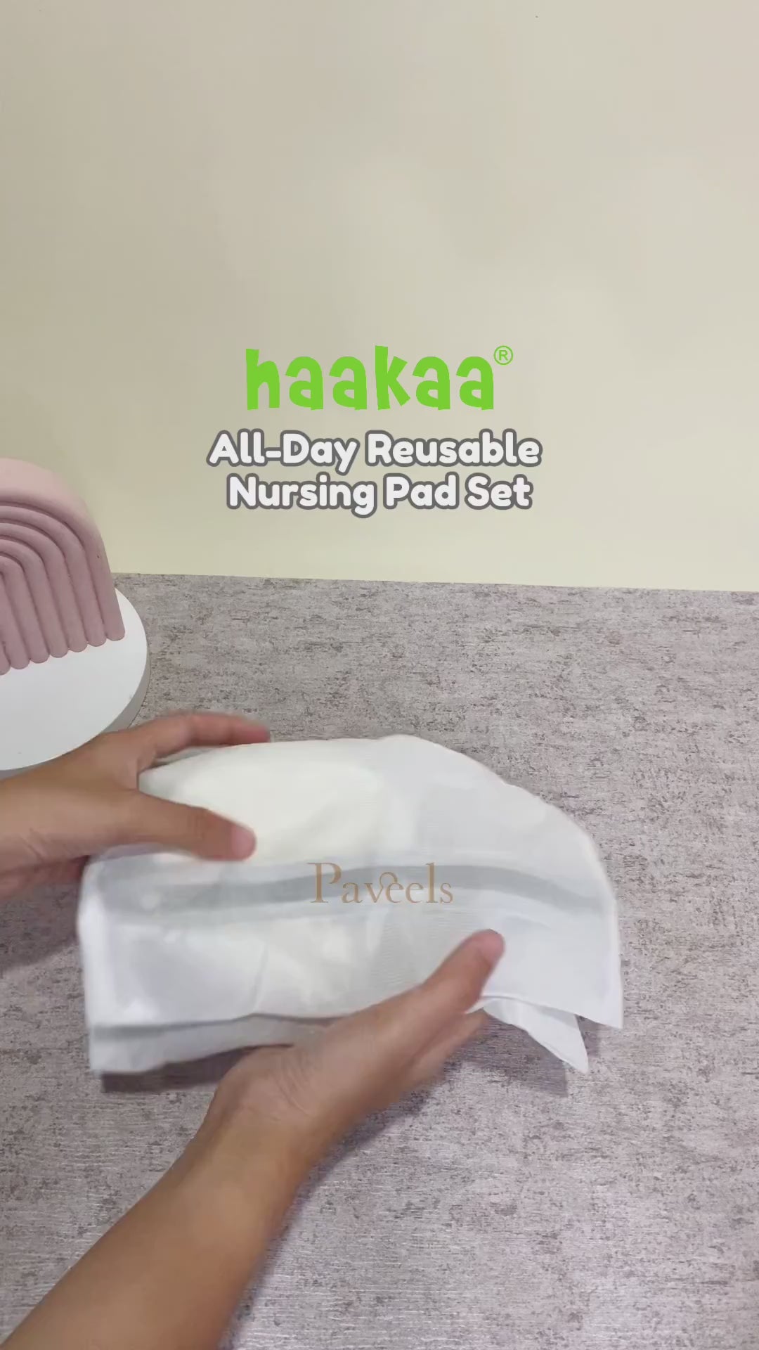Haakaa All-Day Reusable Nursing Pad Set