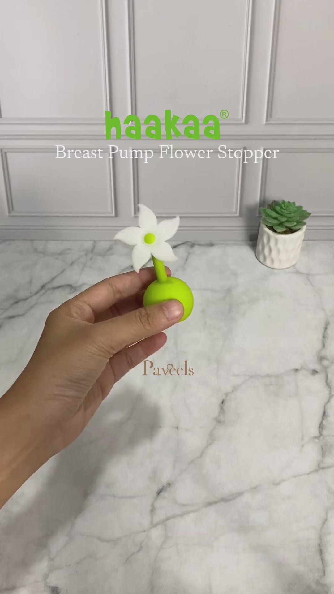 Haakaa Silicone Breast Pump Flower Stopper