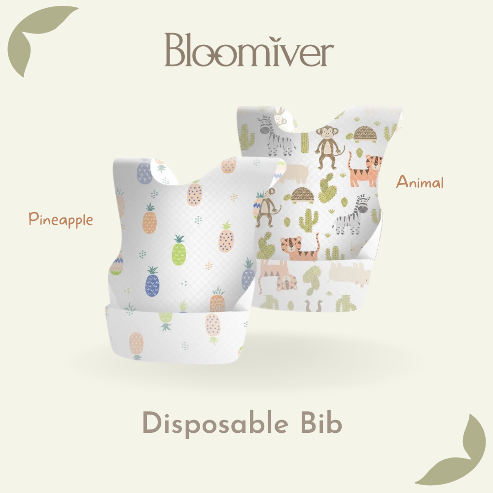 Bloomiver Disposable Bib - Set of 10