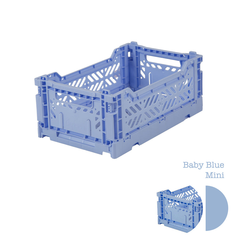 Aykasa Folding Crate - Baby Blue