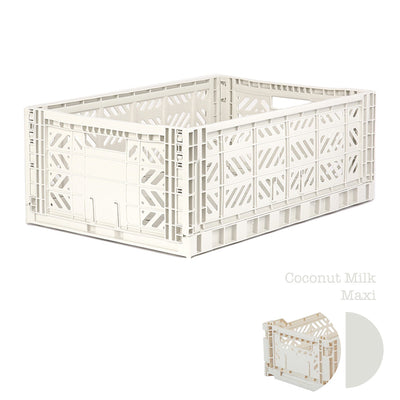 Aykasa Folding Crate - Coconut Milk