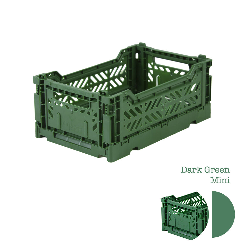 Aykasa Folding Crate - Dark Green