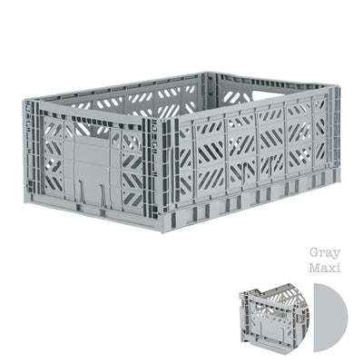 Aykasa Folding Crate - Gray