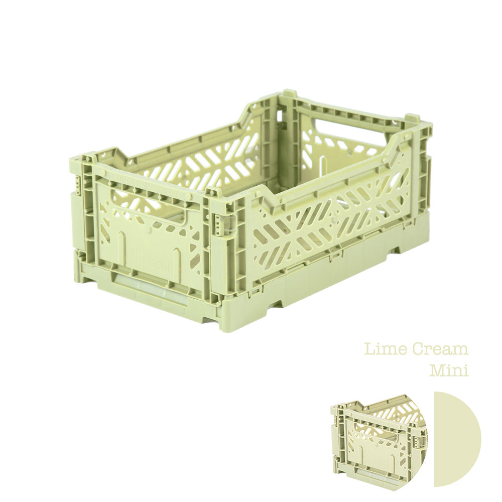 Aykasa Folding Crate - Lime Cream
