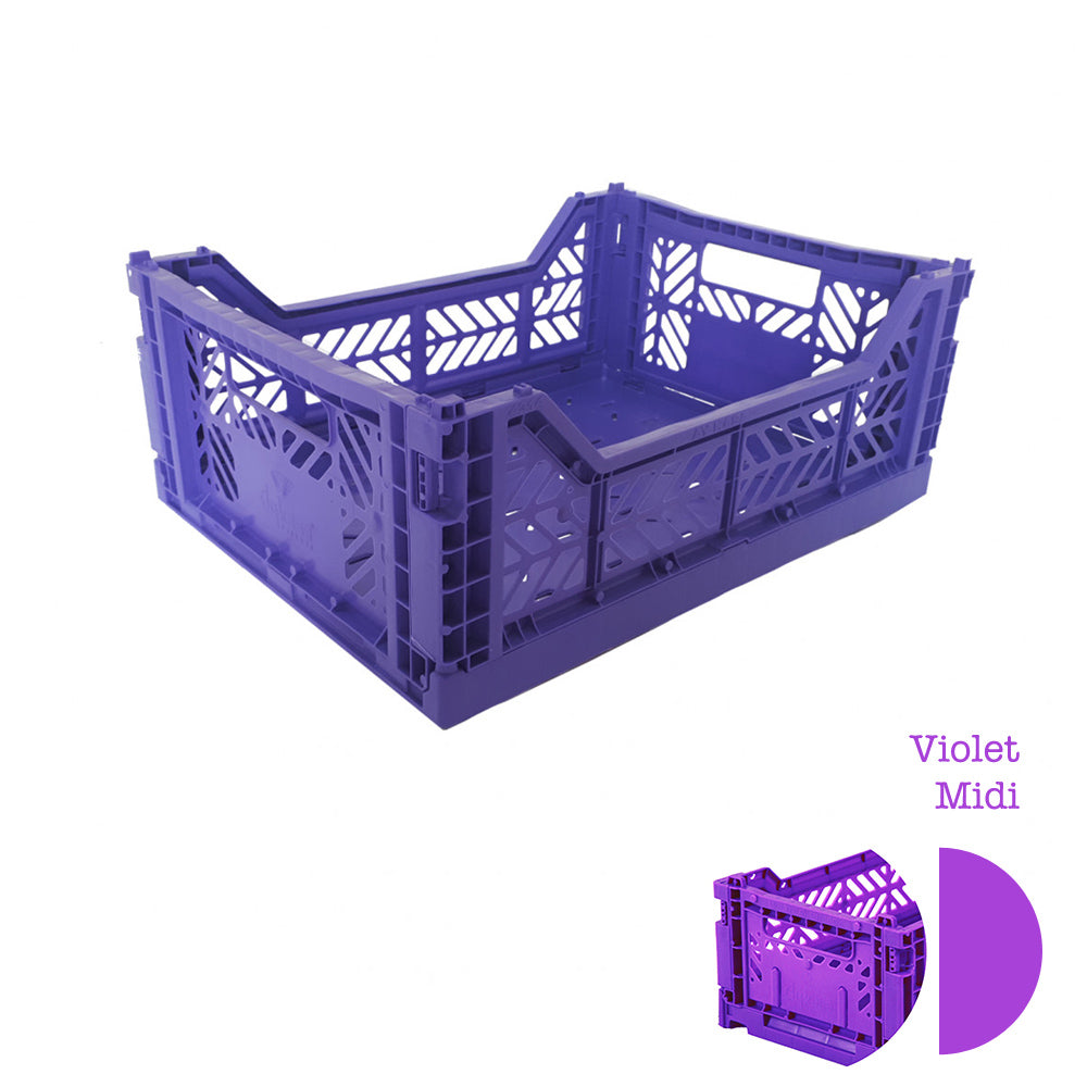 Aykasa Folding Crate - Violet