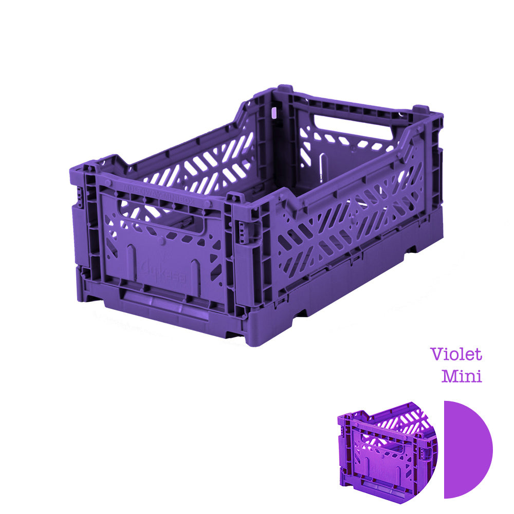 Aykasa Folding Crate - Violet
