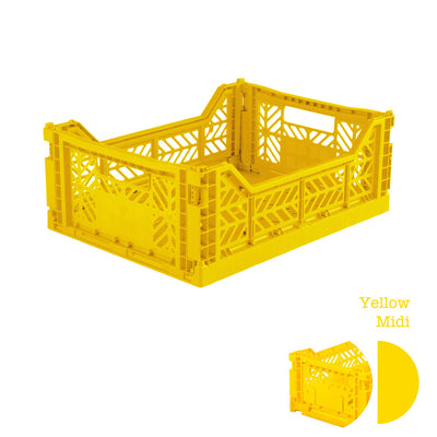 Aykasa Folding Crate - Yellow