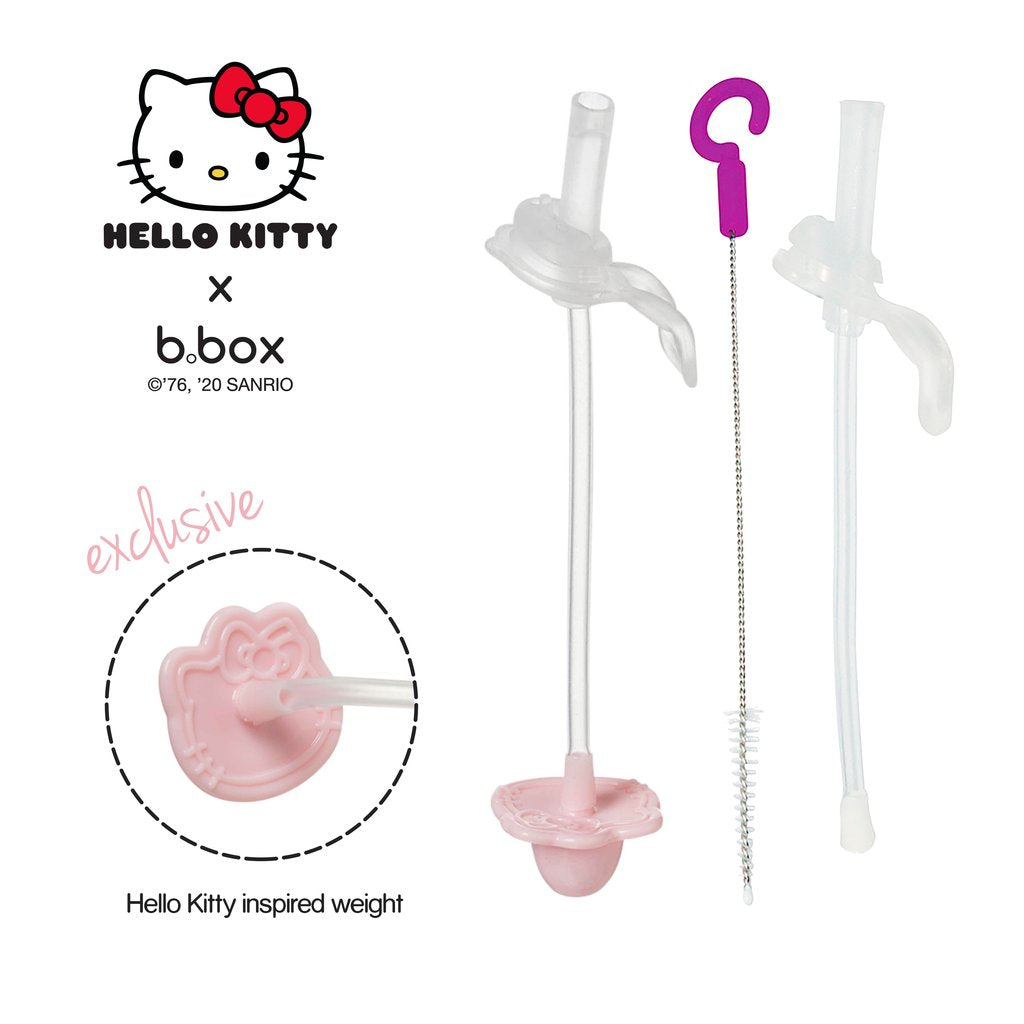 B.Box Sippy Cup Replacement Straw and Cleaner - Hello Kitty