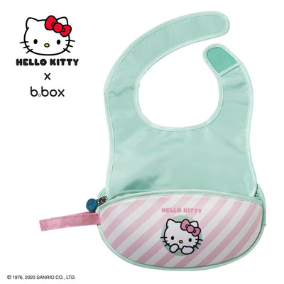 B.Box Travel Bib+Spoon - Hello Kitty Candy Floss