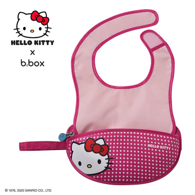 B.Box Travel Bib+Spoon - Hello Kitty Popstar