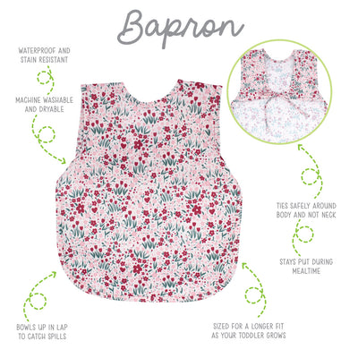 BapronBaby Bib - Blushing Blooms